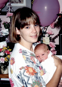 My beautiful daughter Kirsten age 2 days old