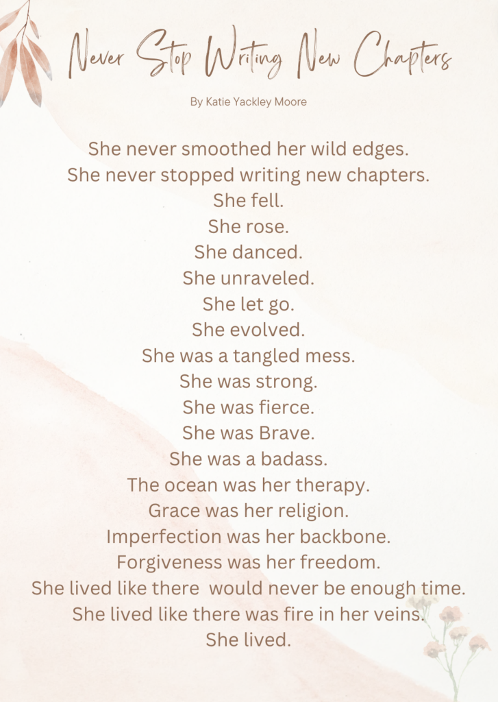 Never Stop Writing New Chapters
