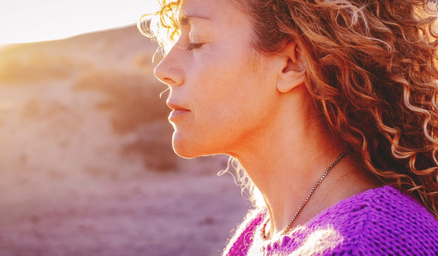 woman in transition